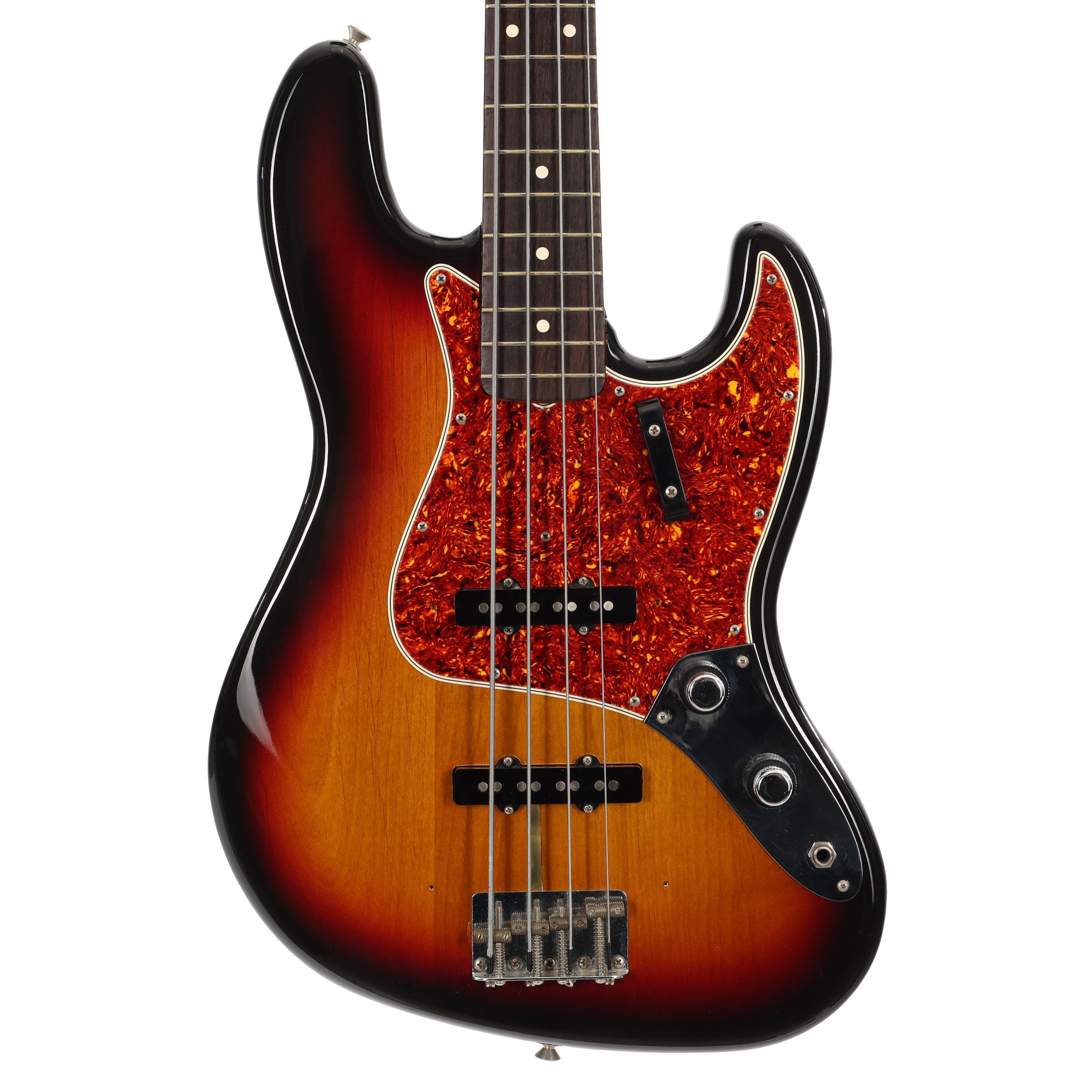 Second Hand Fender 62 Reissue 1983 'Fullerton' Jazz Bass in 3 Tone